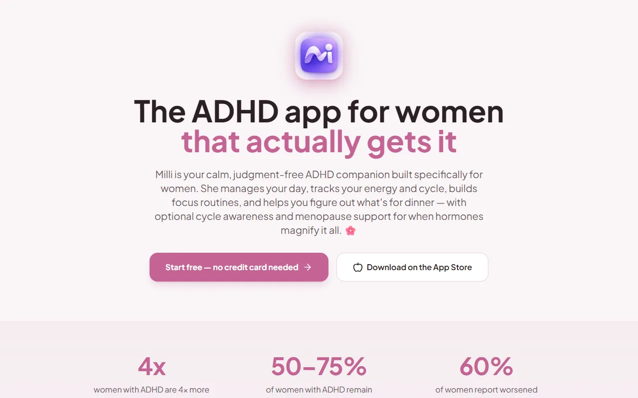 Screenshot of Milli