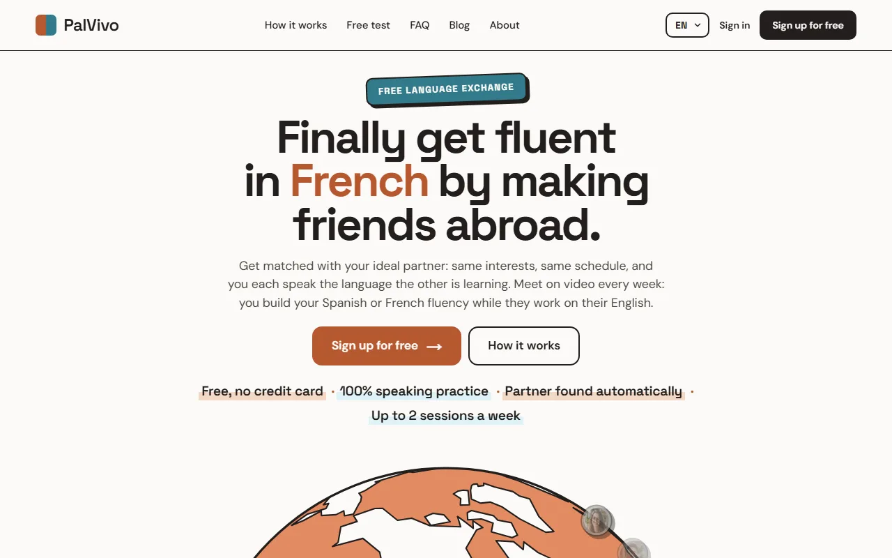 Screenshot of PalVivo