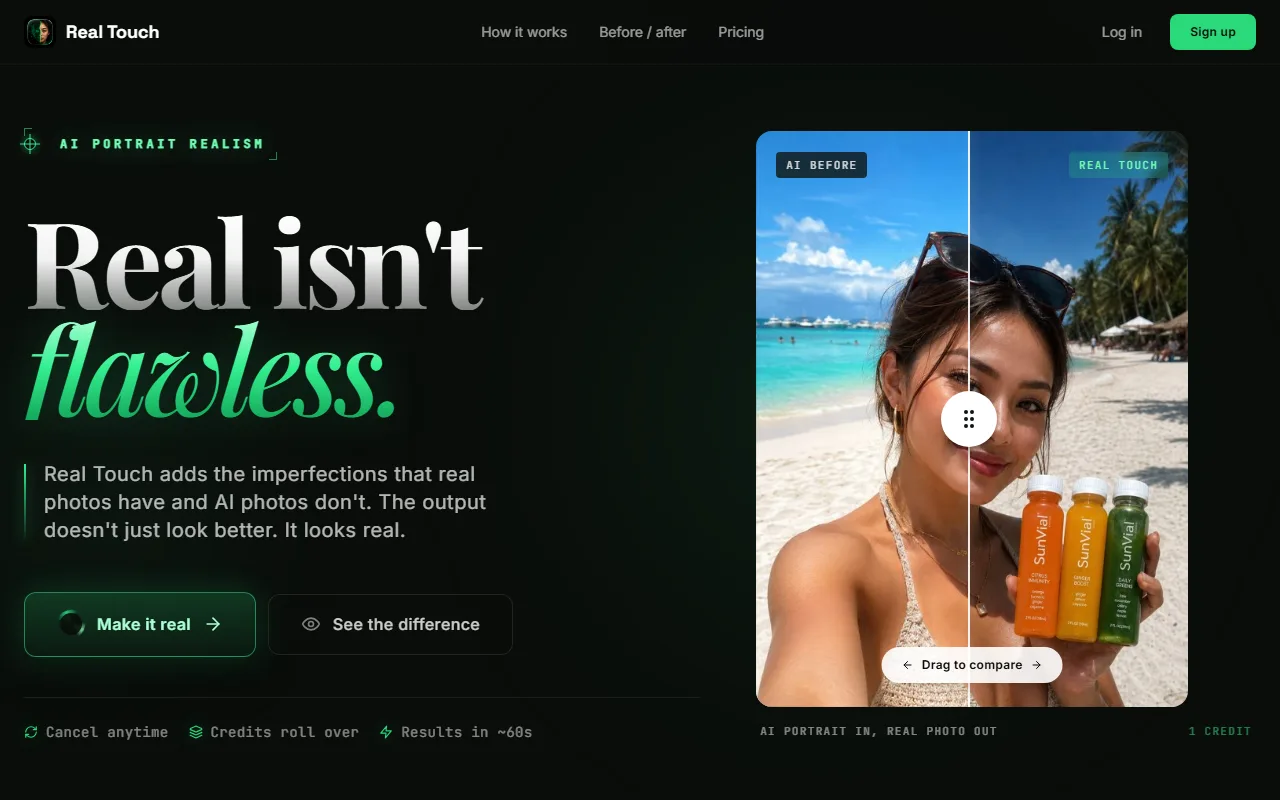 Screenshot of Real Touch