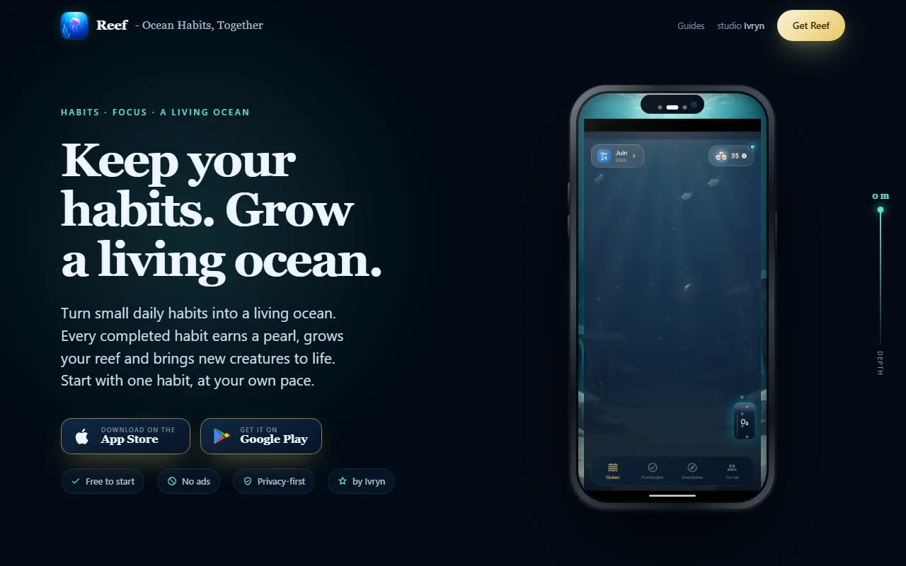 Screenshot of Reef