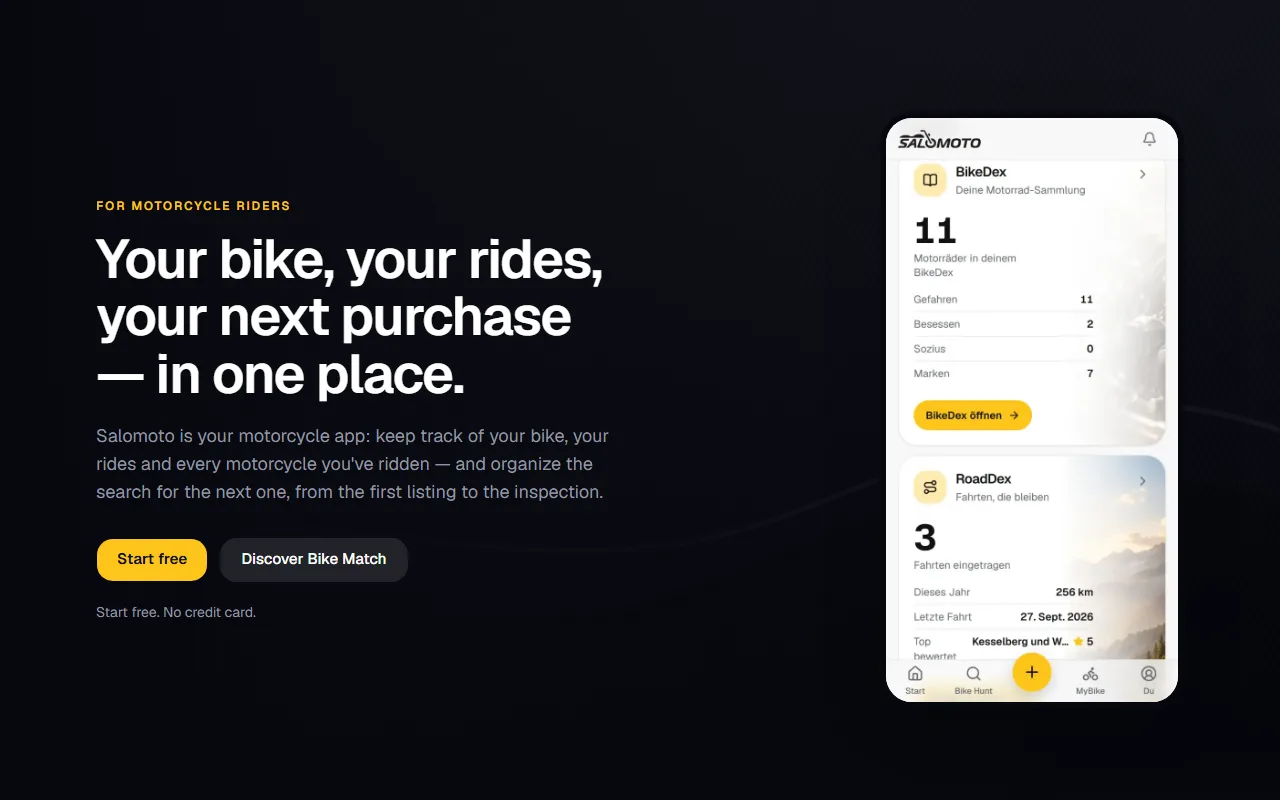 Screenshot of Salomoto