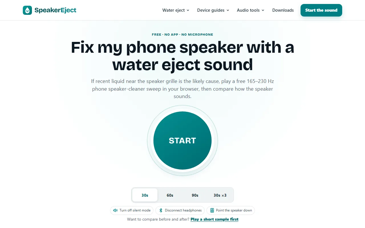 Screenshot of SpeakerEject