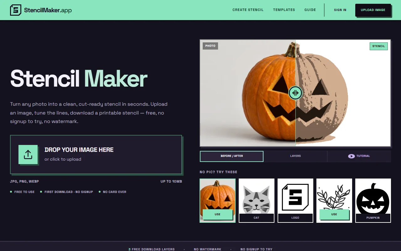 Screenshot of Stencil Maker